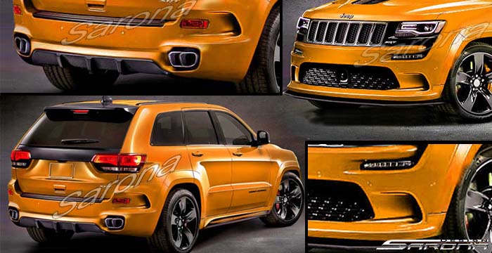 Custom Jeep Grand Cherokee  SUV/SAV/Crossover Body Kit (2014 - 2021) - $2890.00 (Part #JP-009-KT)